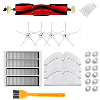 

27Pcs PCS Mopping Cloths Brush HEPA Filter for Xiaomi Roborock S6 S5 MAX S60 S65 S5 S50 E25 E35 Vacuum Parts Accessories
