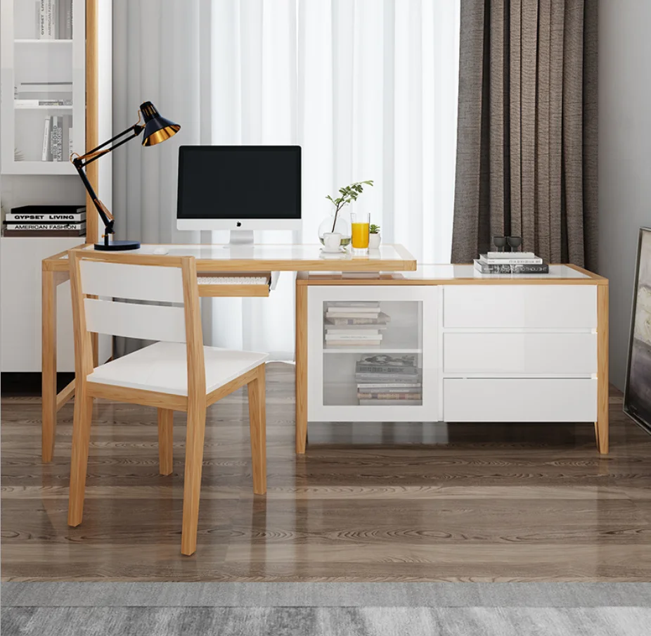 Louis – mobilier de bureau d'angle multifonctionnel, design nordique  moderne, Simple et petit, pour l'étude de la famille | AliExpress