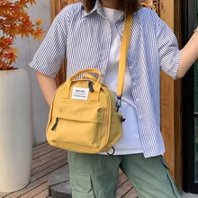 Стиль хипстерский холщовый рюкзак женский корейский стиль INS veritile модный Школьный Рюкзак Для Путешествий