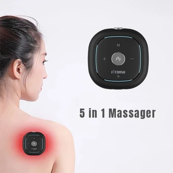 

Portable Electric Cervical Spine Mini Massage gun Cupping Vibration Muscle Relaxation Shoulder Neck Massager Rechargeable