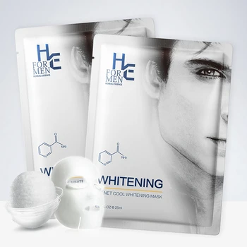 

1 piece of whitening moisturizing mask Hearn men's oil control acne blackheads reduce acne marks shrink pore