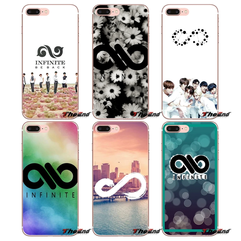 Korea Infinite Kpop boy Transparent Soft Cases Covers For Samsung Galaxy J1 J2 J3 J5 J7 A3 A5 A7 2015 2016 2017 J330 J530 J730 | Мобильные