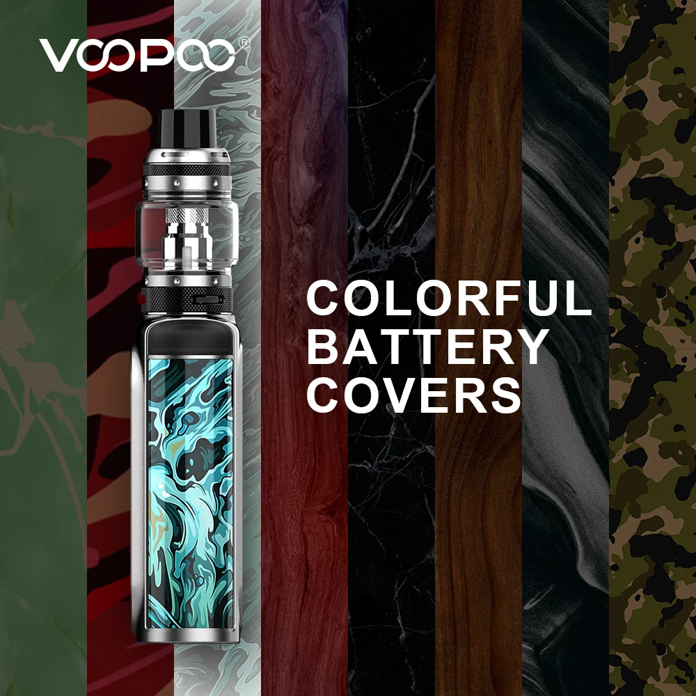 VOOPOO Vmate Vape Комплект 200 Вт мод коробка сигарета электронная вейпер моды 8 мл Uforce T1 танк распылитель без 18650 батарея электронные сигареты испаритель