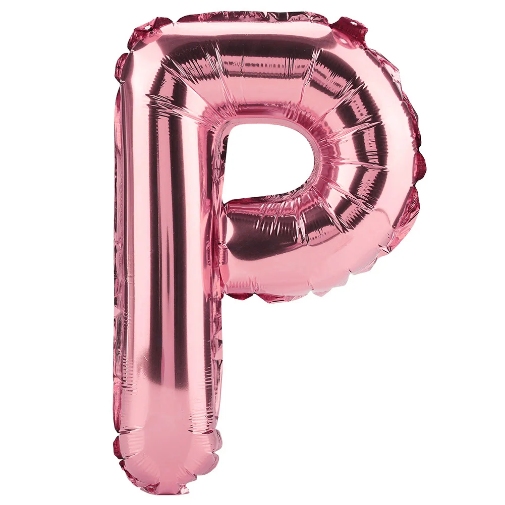 Puseky надувные буквы Фольга английский Happy birthday Алфавит шар День рождения украшения детский душ шарики