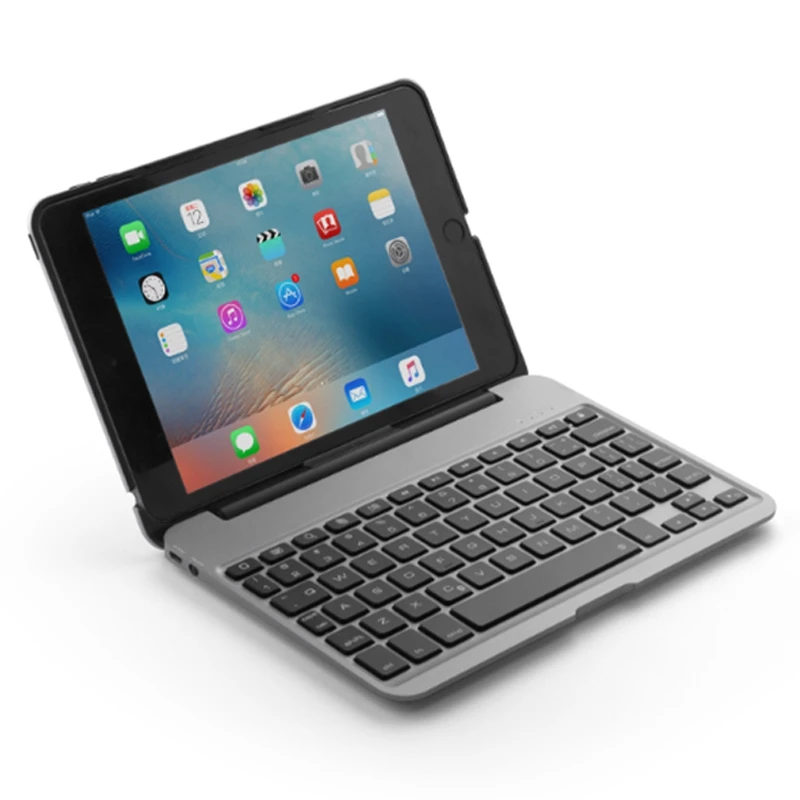 Цветная клавиатура F04 С Подсветкой Bluetooth для iPad Mini 4 чехол раскладушка из