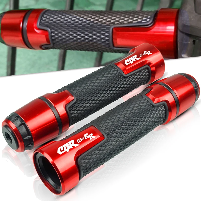 7/8&quot 22MM CNC Motorcycle handlebar grip handle bar Motorbike grips FOR HONDA CBR954RR Fireblade CBR 954RR 2002 - 2003 | Автомобили и