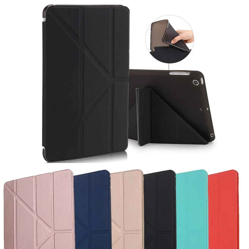Ультра тонкий чехол для iPad Pro 9 7 A1673 A1674 A1675 Смарт Складной флип стенд ТПУ авто сна