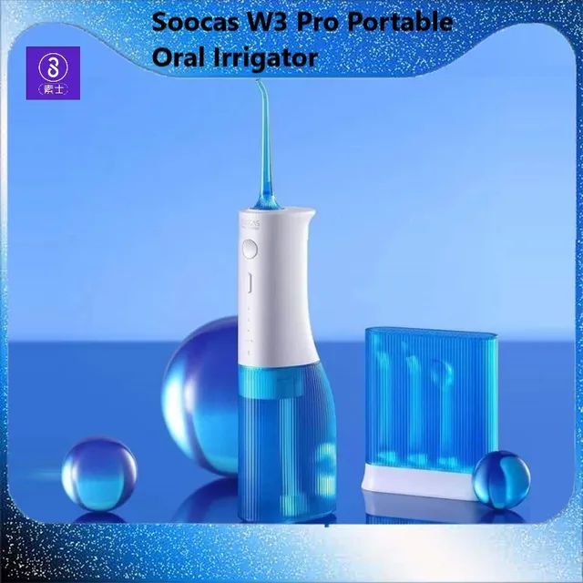 Youpin Soocas W3 Pro Portable Oral Irrigator Rechargeable Waterproof Toothpick Oral Cleaning Tooth Whitening 360 ° Rotary Nozzl