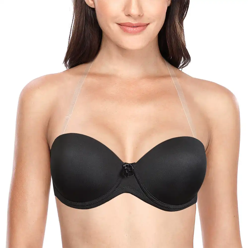 sujetador tirantes transparentes