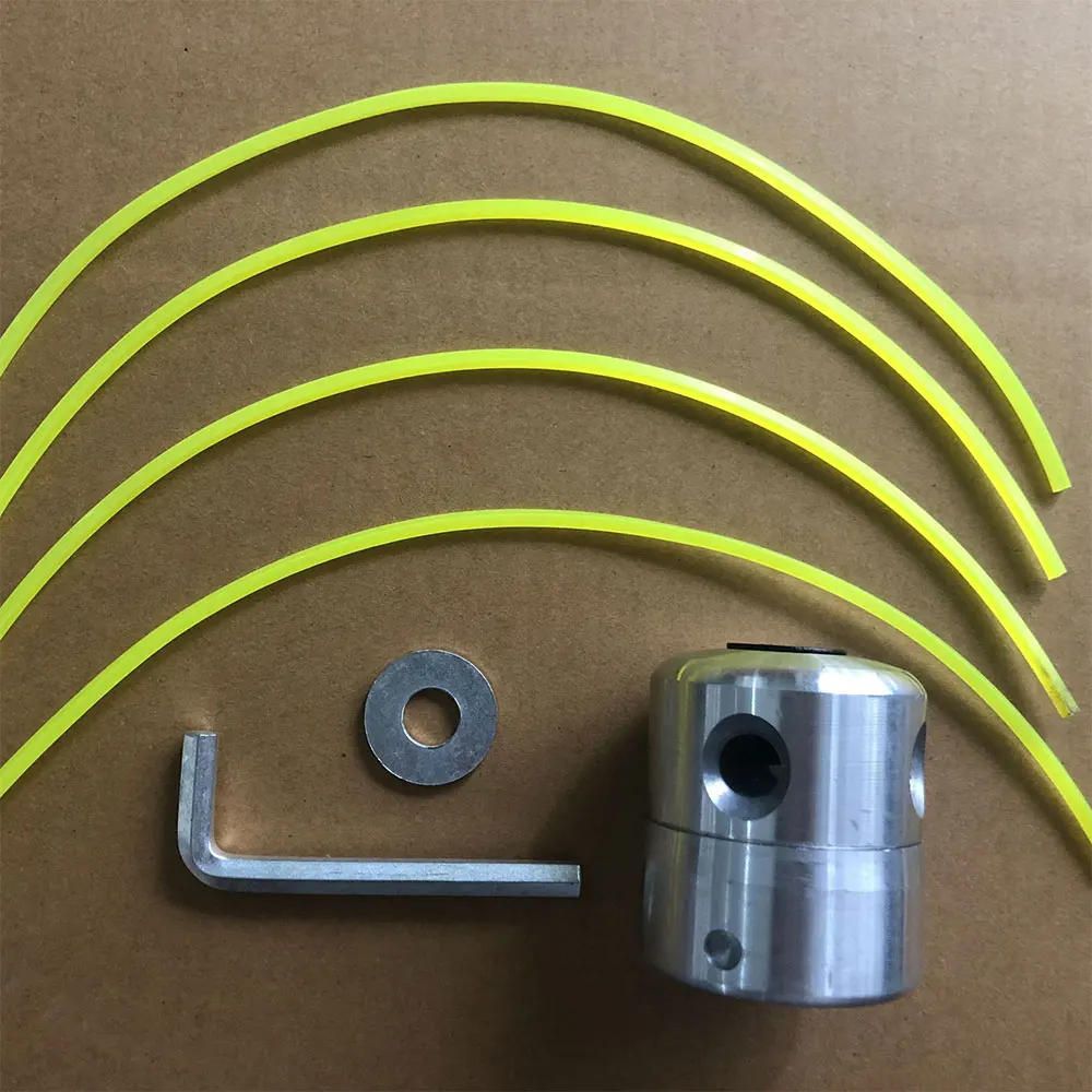Trimmer Head Playing Straw Agricultural Use Grass Brushcutter Aluminum Silver Durable Updated Garden Tools Outdoor Coil Chain