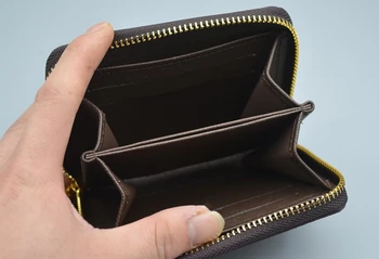

211#womens purses Mini Wallets bag Card package wallet multi color wallet Card holder lady purse classic zipper pocket with box