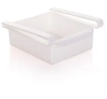 HOMETREE, креативная коробка для хранения холодильника, свежая распорка, полка для хранения, выдвижной ящик, свежая распорка, сортировка, кухонные принадлежности H110 - Color: H110 White