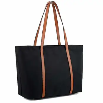 

Tote for Women Leather Nylon Shoulder Bag Women's Oxford Large Capacity Work Handbag Luxury Handbags Women Bags Designer