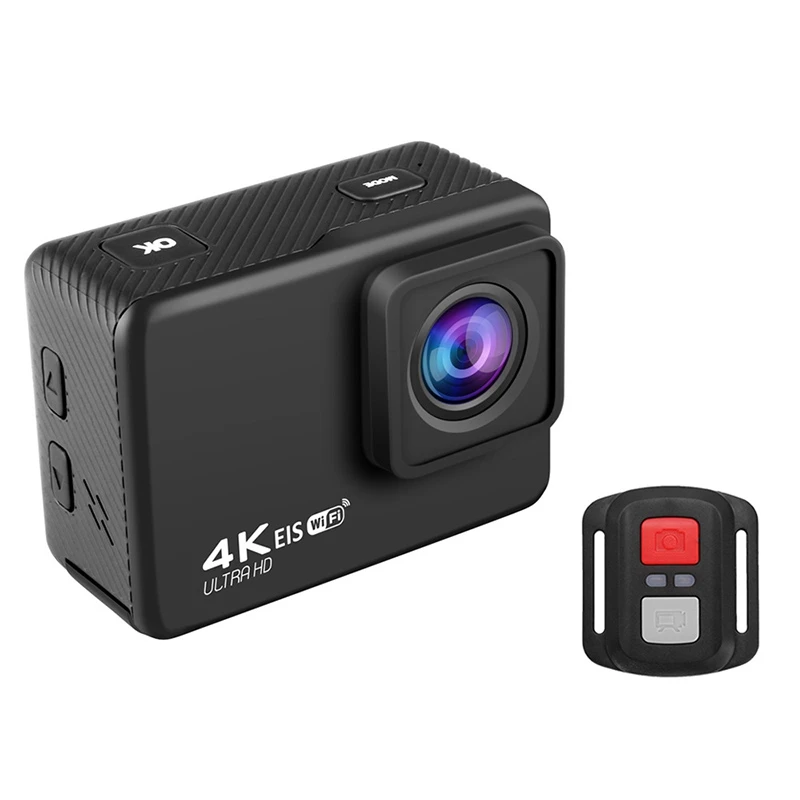 Nueva cámara de acción UHD WiFi EIS con Chip 4K/60Fps EIS bajo el agua 30M casco cámaras de grabación de vídeo Cámara deportiva