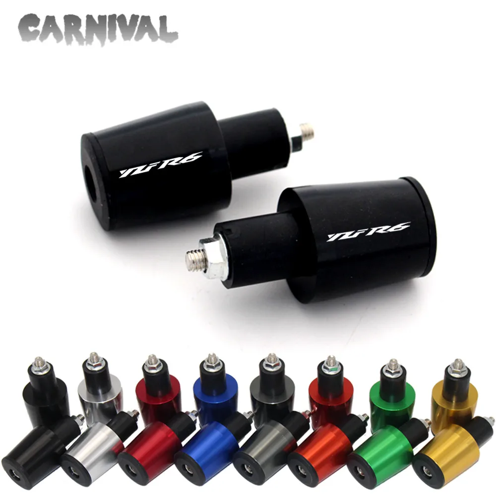 

For YAMAHA YZFR6 YZF-R6 1999-2017 CNC Aluminum Motorcycle Accessories 7/8 "22MM Handlebar Grips Handle Bar End Cap Plugs