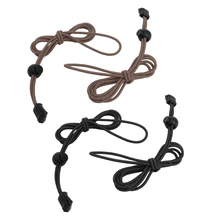 AUAU-фиксирующий башмак шнурки эластичные шнурки для бега спортивные 110 см 1 пара черный и 1 пара коричневый с черным