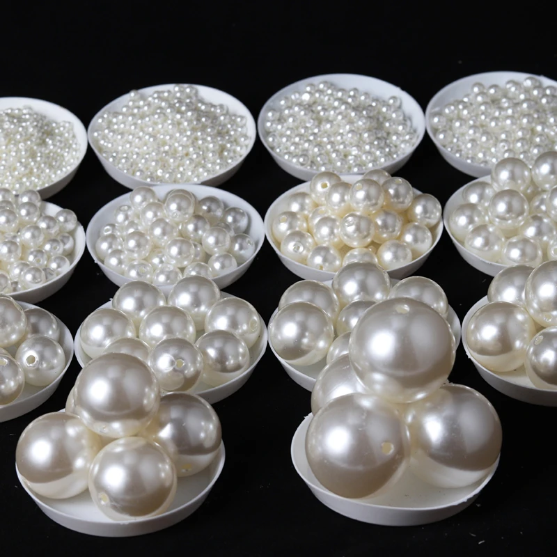 Acrylic Spacer Beads Loose Beads For Jewelry Making DIY 4/6/8/10/12/14/16/18/20mm