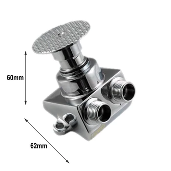 

1/2 Water Inlet Floor Foot Pedal Control Switch Valve Faucet Copper Basin