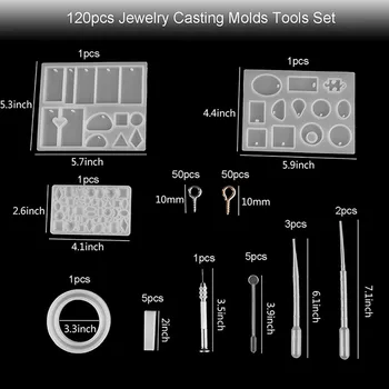 

12pcs Diy Crystal Epoxy Glue Kit Bangle Pendant Silicone Mold Uv Resin Epoxy For Jewelry Making Mould Hand Craft Crystal Glue #4