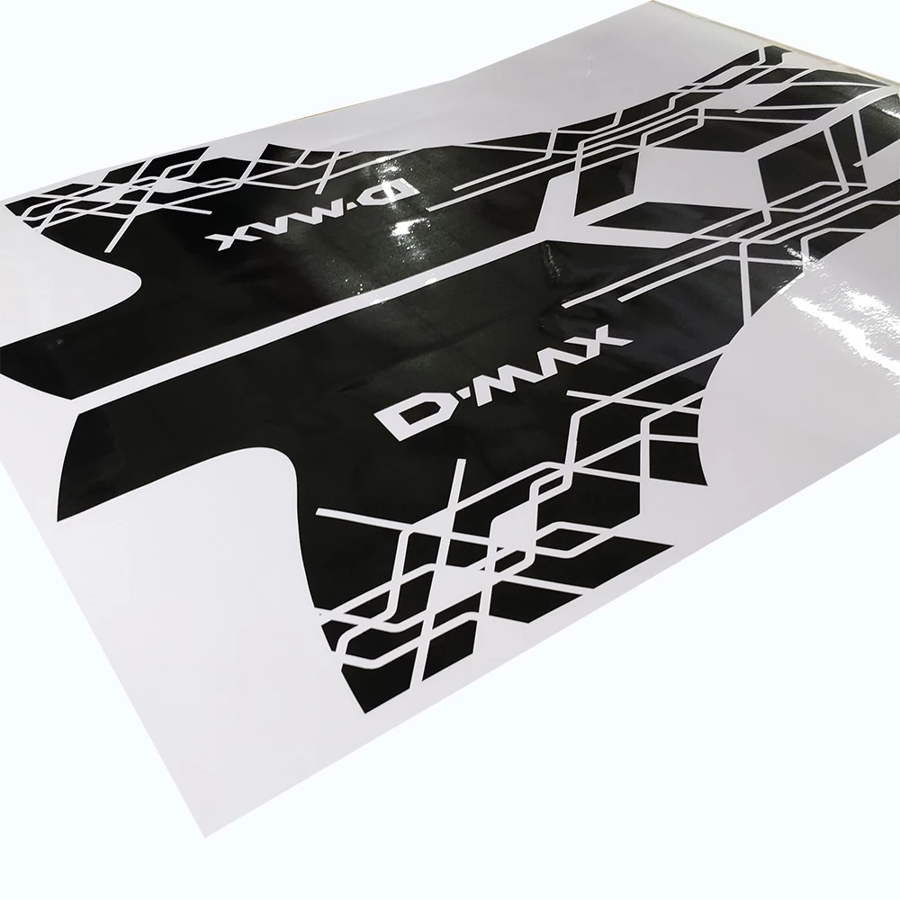 4 шт. боковые двери и задние Контурные линии в полоску графическая виниловая Автомобильная наклейка для isuzu d-max 2012- CABINE CREW 4х4 XRUNER