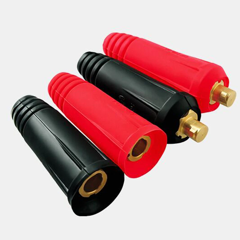 Welding Cable Connector 1Pair Tig Mig Rapid Fitting Europe Welding Machine Plug DKJ10-25 35-50 50-70