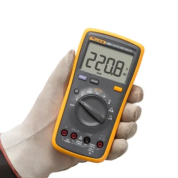 

Fluke 15B+ Digital Multimeter Auto Range 4000 Counts AC/DC Voltage Current Resistance Meter Capacitance Frequency Tester