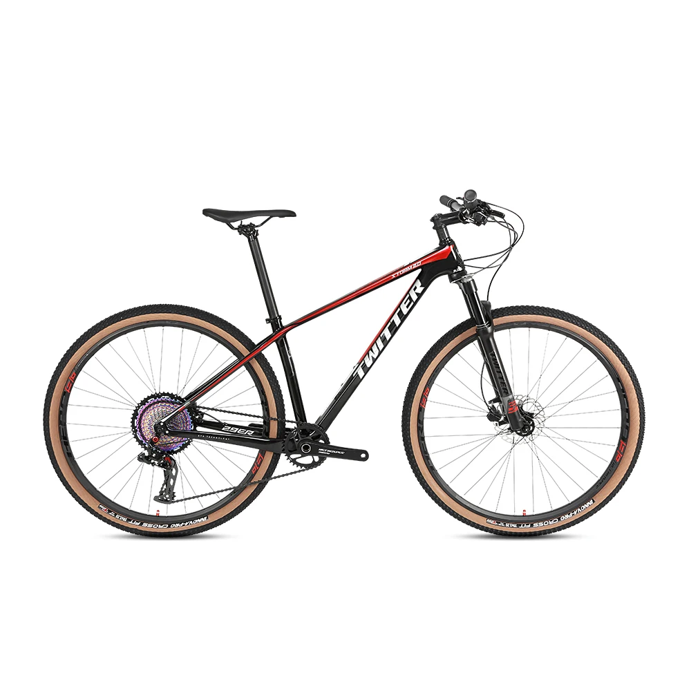 TWITTER 27 5/29 дюймовый карбоновый горный велосипед 13 скоростей MTB | Спорт и