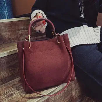 

Winter New Women Shoulder PU Bag Matte Handbag Simple Messenger C90E