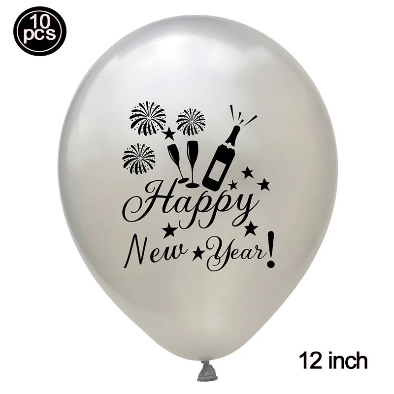 29 Happy год Фольга воздушные шары черная бутылка гелий Globos год s Eve вечерние принадлежности рождественские украшения воздушные шары - Цвет: 29