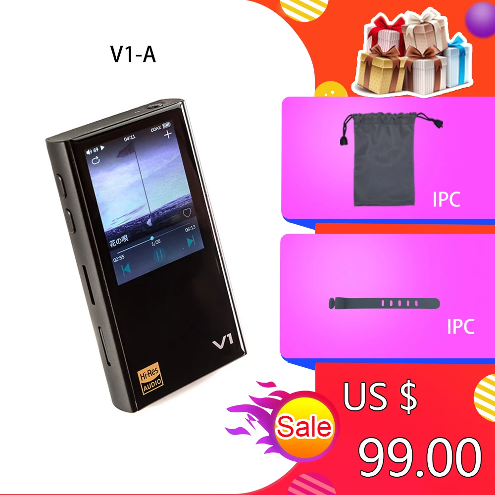 MP3 плееры TempoTec вариации V1 A PCM и DSD 256 Поддержка Bluetooth LDAC AAC APTX вход выход USB дак для ПК