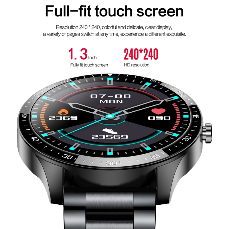 LIGE New Smart watch Men waterproof 1.3