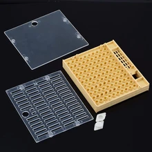 Товары для пчеловодства 143 Коричневые чашки клетки вывод маток системы медовый пчела прочный