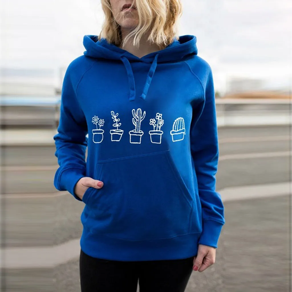 Hoodies Women Autumn 2019 Print Long Sleeve Hooded Harajuku Streetwear Hoodie Hoodies And Sweatshirts Women Pullovers Clothes
