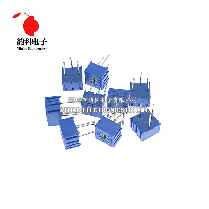 10 шт. 3362P-1-202LF 3362 P 2K Ом 3362P-1-202 3362P-202 P202 202 Триммер Потенциометр переменный резистор |