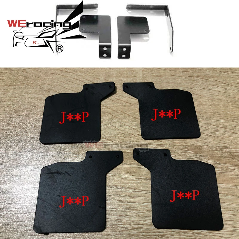 

TRX4 Front & Rear Mud Flaps Rubber Fender Mudguard for 1/10 RC Rock Crawler Truck TRX-4 D110 Accessories
