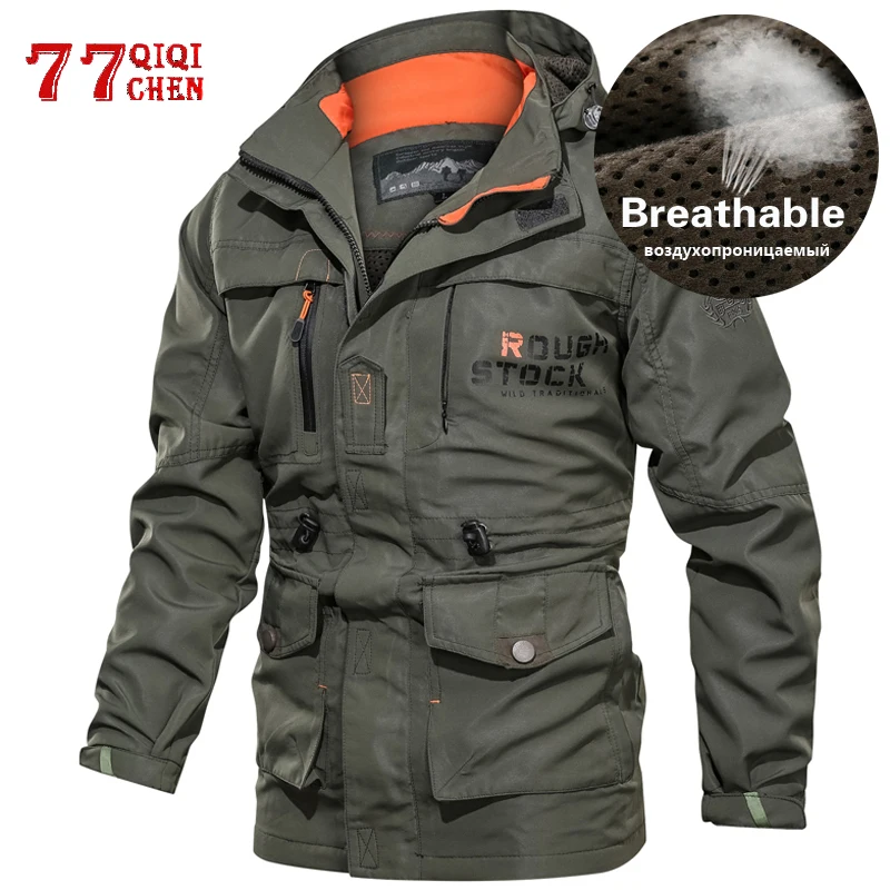Waterproof Jacket Military-Coat Mens 6XL Hooded Windbreaker Male Autumn Plus-Size Quick-Dry