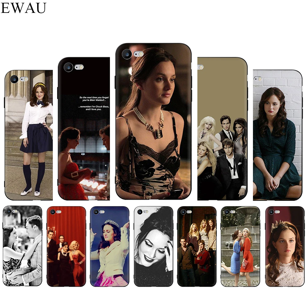 Силиконовый чехол для телефона Gossip Girl Blair и Chuck iphone 5 5s SE 2020 6 6s 7 8 Plus X XR XS 11 Pro Max |