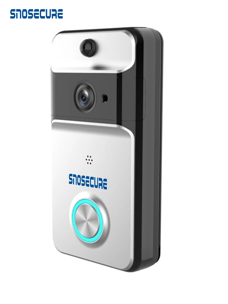 SNOSECURE IP53 Waterproof Smart WiFi Doorbell Video Call Wifi Doorbell Intercom Alarm For Home Wireless Video Door Bell