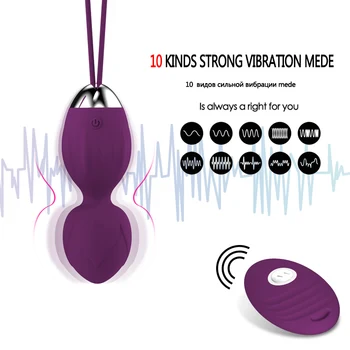 Vaginal Balls Sex Toys for Women Kegel Ball Vagina Exercise Tighten Massage Wireless Remote Control Kegel Vibrating Egg Female