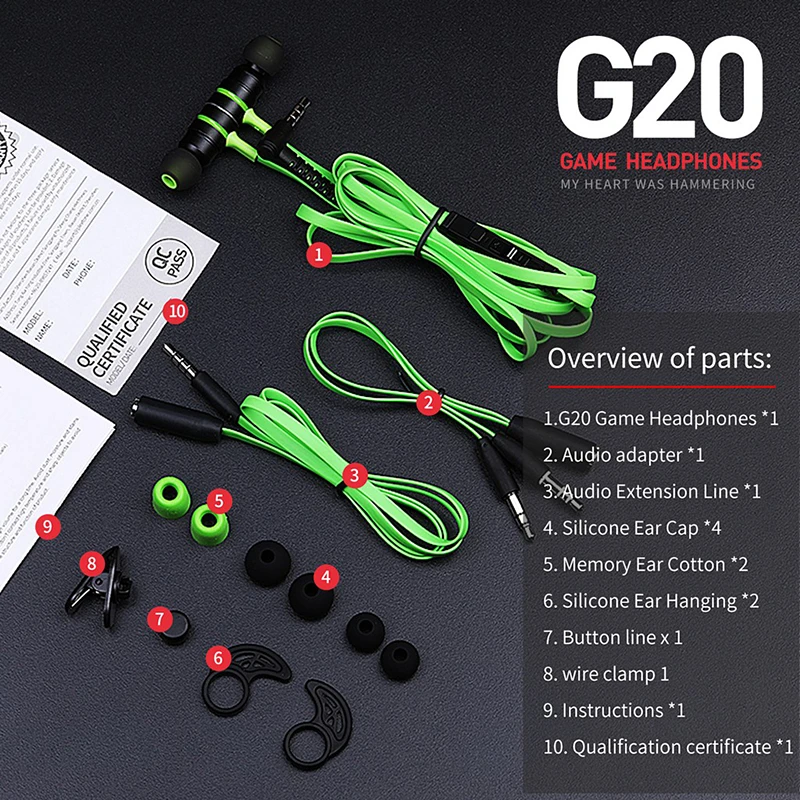 In Ear Earphones Earbuds Bass Stereo Headset Music With Mic For Phone PC With Microphone Handsfree Gaming Wired Sport Headsets
