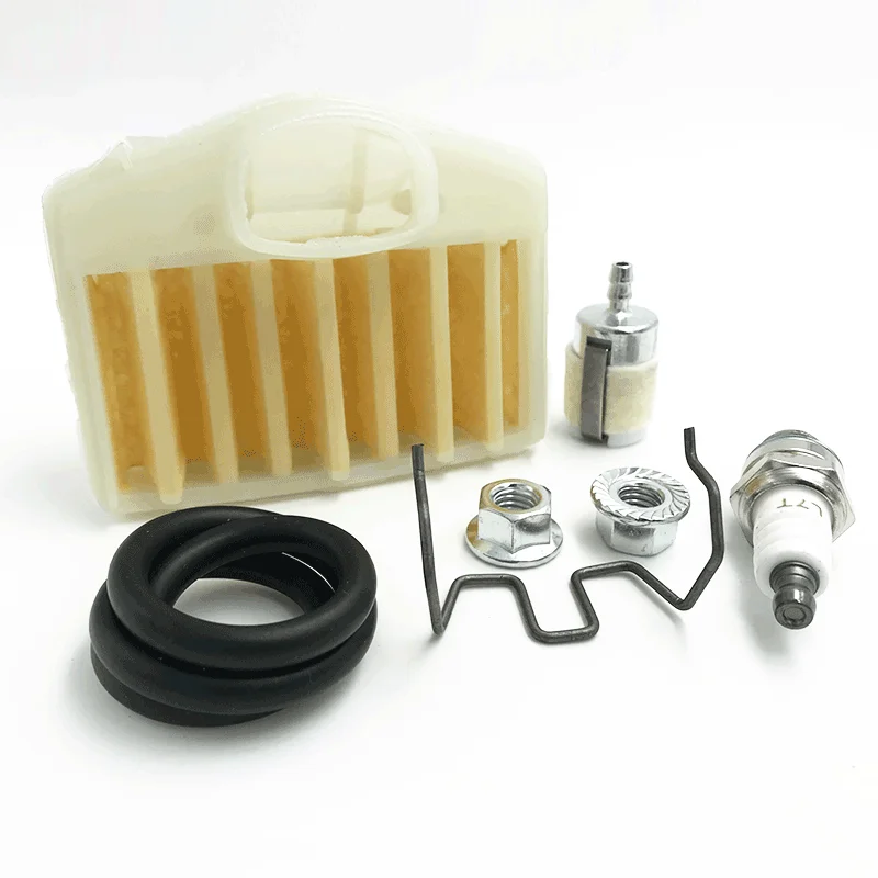 Hundure Filtro Aria Clip Volano Bar Noci Candela Turn-Up Tubo Flessibile Del Carburante Kit Per Husqvarna 362 365 371 372 Motosega Parti