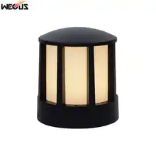 IP 65 водонепроницаемый садовый светильник современный алюминиевый столб светильник Открытый Двор вилла Пейзаж забор полюс газон блокираторы света