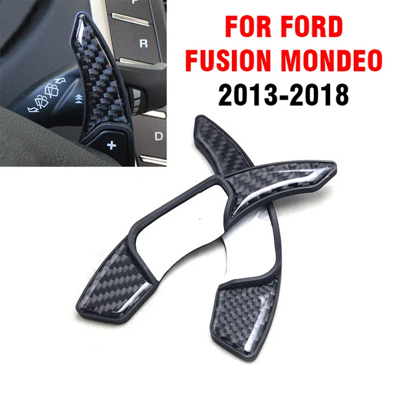 Pcmos весло рулевого колеса в стиле углеродного волокна для Ford Fusion Mondeo