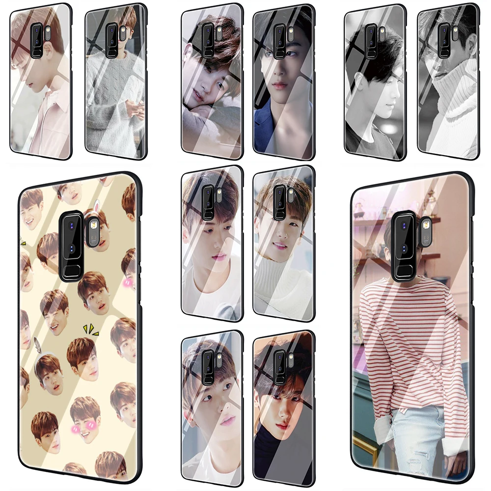 

EWAU Park Hyung Sik Glass Phone Case for Samsung Galaxy S7 8 9 10Plus 10Plus Note8 9 10Plus A10 20 30 40 50 60 70
