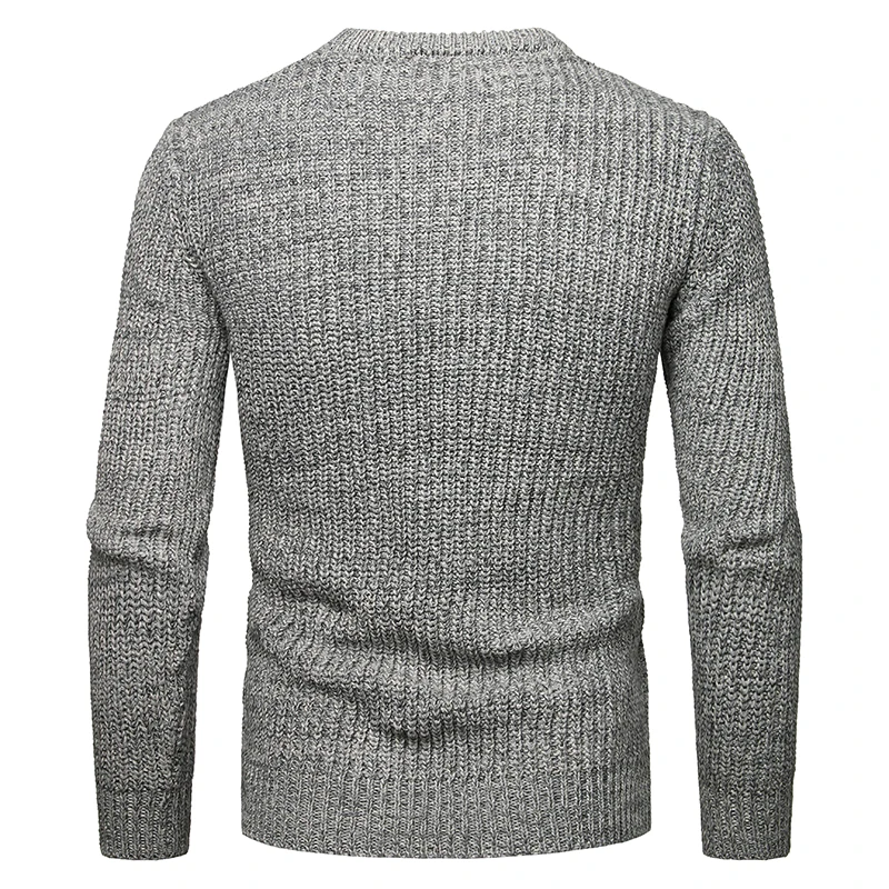 Мужской Повседневный пуловер с круглым вырезом, мужской свитер, вязаный теплый зимний трикотаж, Мужская одежда, 3XL