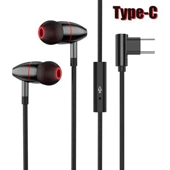 

Sports Earbuds Heavy Bass HiFi In-ear Wired Earphones USB Type-C headset With Microphone for Samsung Xiaomi Mi 8 Huawei P20 P30