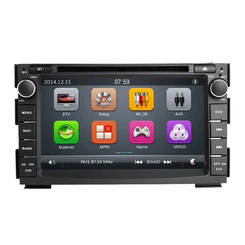 Perfect 2 din Car Radio Car DVD Player For Kia Ceed 2010 2011 2012 Venga Multimedia GPS Glonass Car Navigation Audio Stereo Head unit 1