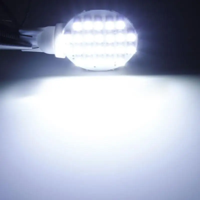12 шт. T10-3528-24SMD Светодиодный лампочки 12 в супер яркий T10 921 белый RV автомобиль Лодка Интерьер лампы