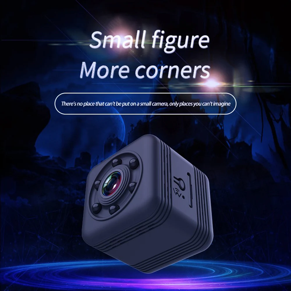 Мини-камера wifi камера s SQ13 FULL HD 1080P ночного видения водонепроницаемый корпус CMOS сенсор спортивный рекордер видеокамера с держателем