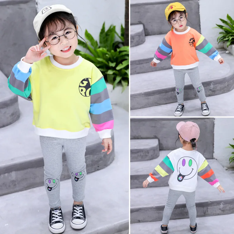 

Baby GIRL'S Spring And Autumn Hoodie Suit Girls Baby Clothes Western Style Cute Super Meng Online Celebrity Girls 2020 Spring Ca